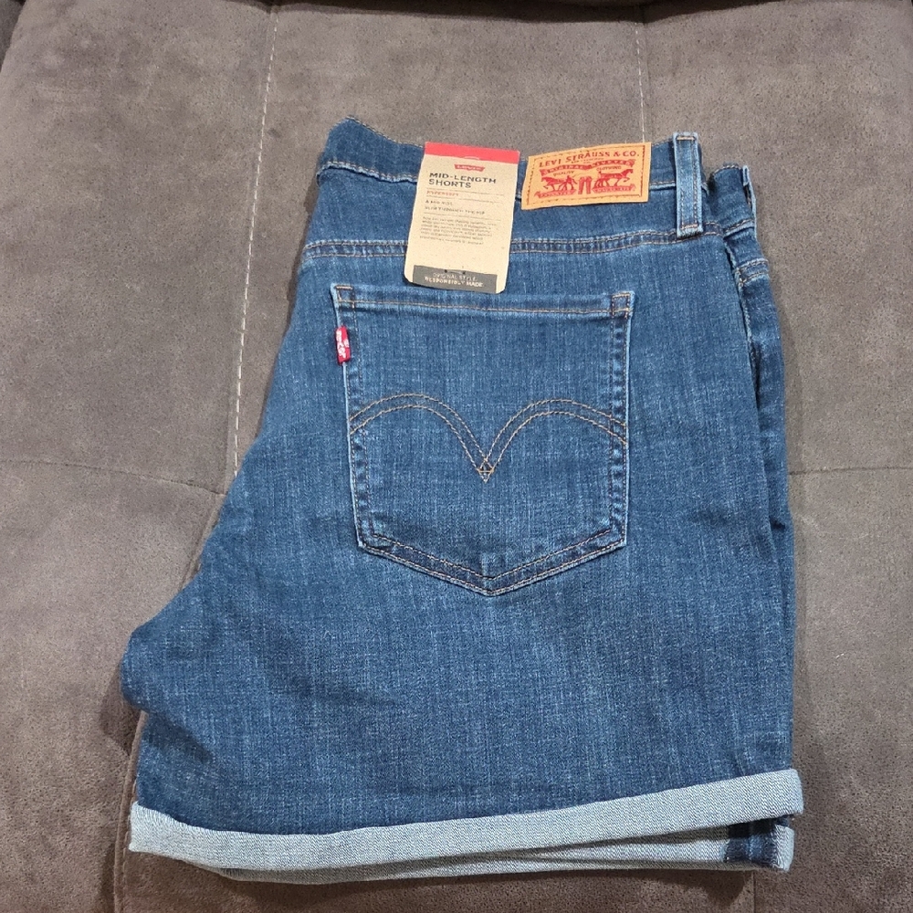 Levi's Classic Blue Denim Shorts